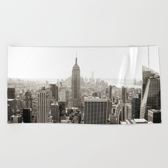 Static Empire Beach Towel