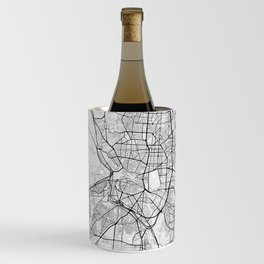 Madrid City Map of Spain - Light Wine Chiller