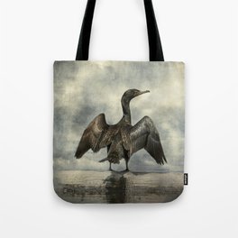 Stormy Cormorant  Tote Bag
