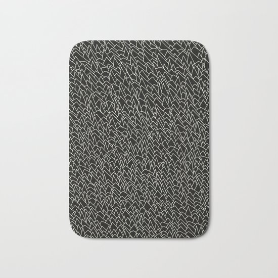BW pattern 20 Bath Mat