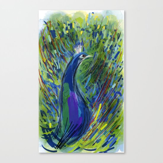 Peacock Canvas Print