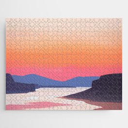 The Gorge at Sunset Jigsaw Puzzle