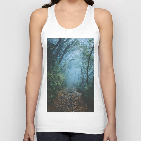 woods path Unisex Tank Top