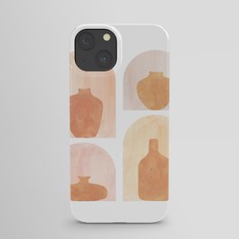 Boho vases and arches iPhone Case