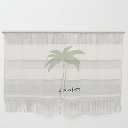 Cocotier | Soft green palm tree | Palm tree in French Wall Hanging