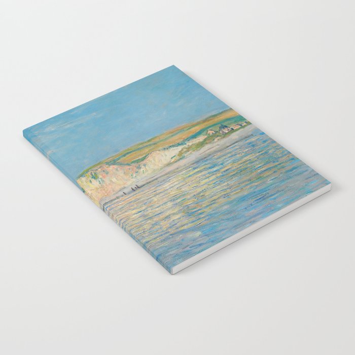 Low Tide at Pourville, near Dieppe (1882) by Claude Monet Notebook