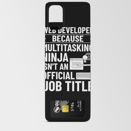Web Development Engineer Developer Manager Android Card Case