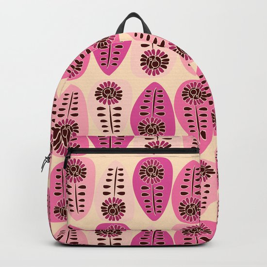 Floral teardrops Backpack