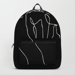 Pinky Promise Hand print Backpack