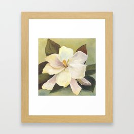 Southern Gardenia Framed Art Print
