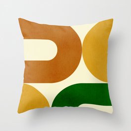 Minimal Arch_color Throw Pillow
