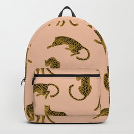 Blush Leopard Pattern Backpack