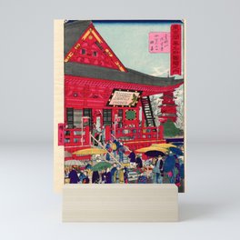 The Festival of Forty-Six Thousand Days (Utagawa Hiroshige III) Mini Art Print