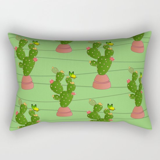 cactus summer Rectangular Pillow