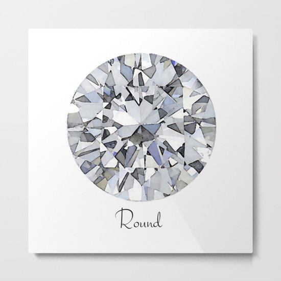 Round Metal Print