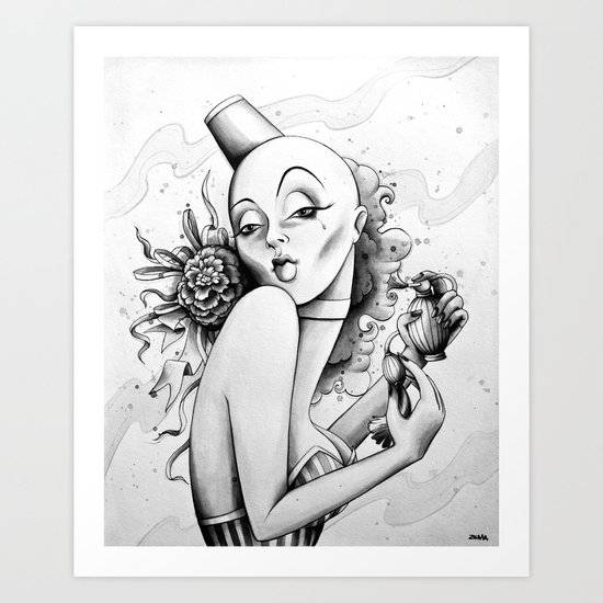 Burlesque Art Print