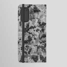 Charcoal Abstract Android Wallet Case