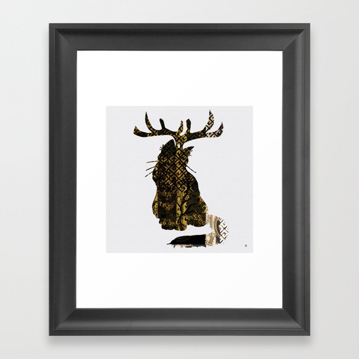 FabCreature · CaTee Framed Art Print