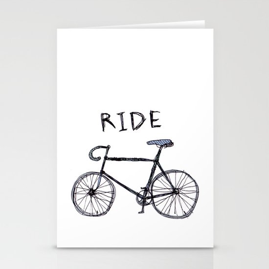 bike ride Stationery Cards