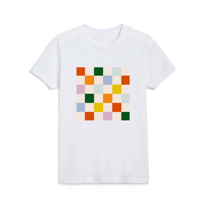 Rainbow checkerboard shirt hotsell