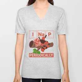 Red Panda - I Nap Periodically V Neck T Shirt