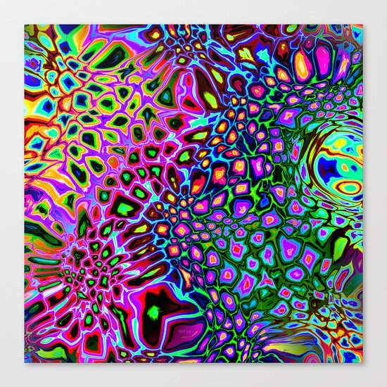 Spectrum of Abstract Shapes Canvas Print
