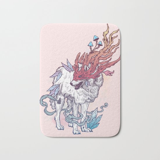 Spirit Animal - Wolf Bath Mat