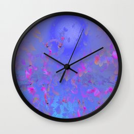 Pattern Lila Rose Wall Clock