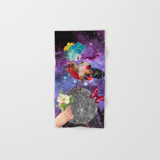 STEAMPUNK BIRD Hand & Bath Towel