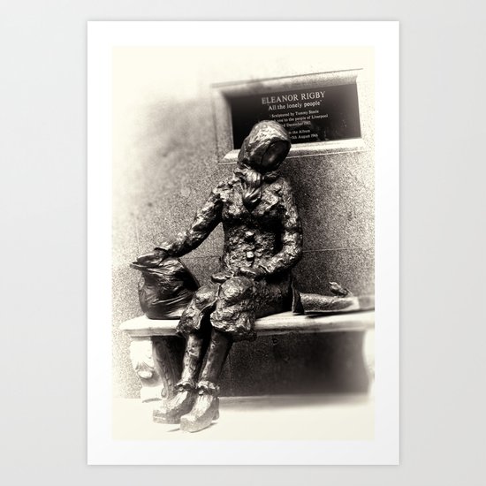 All the lonely people Art Print