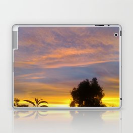 Mexico Photography - Trees Under The Beautiful Yellow Sunset Laptop Skin