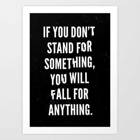 Stand Art Print