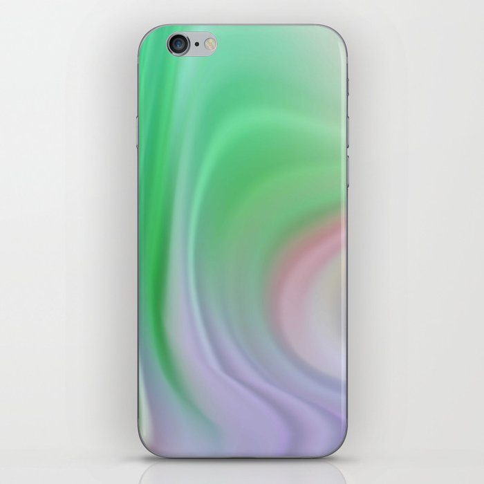 Rainbow Colorful Abstract Wave Pattern iPhone Skin