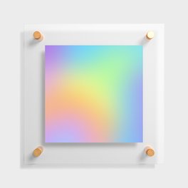 Soft Multicolor Blur Floating Acrylic Print