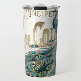 Peacock Jewels Travel Mug