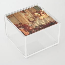  Commodus Aurelius of  Rome Roman Imperator vintage painting Acrylic Box