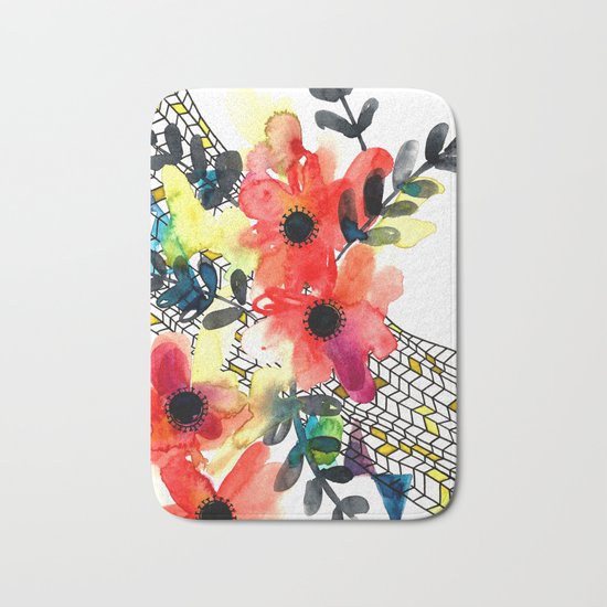 Spring Flowers Bath Mat