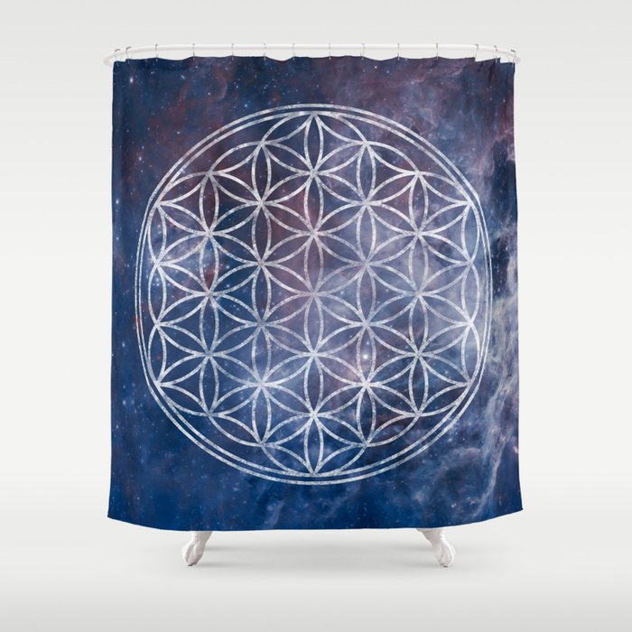 Sacred Geometry Universe 5 Shower Curtain