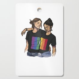 The Last Of Us Ellie And Dina LGBTQ  Cutting Board