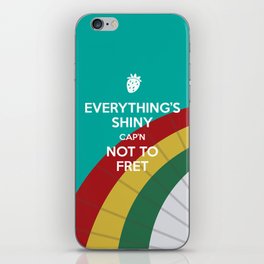 Everything's Shiny Cap'n! (Parasol) - Kaylee iPhone Skin