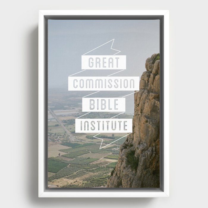 The Great Commission Bible Institute Print - 3 Framed Canvas