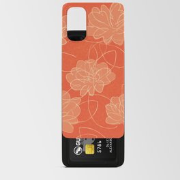 lucky red flowers Android Card Case