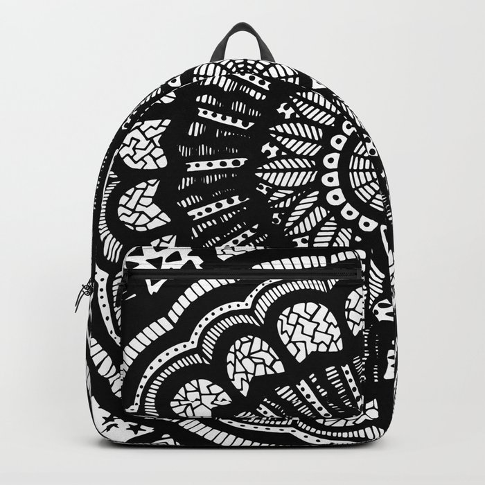 drawing on backpack