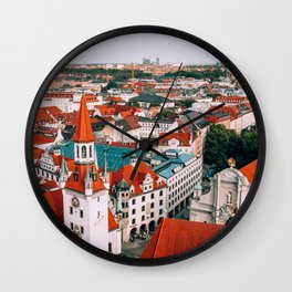 Hues Line is it Anyway? | Munich, Germany Wall Clock