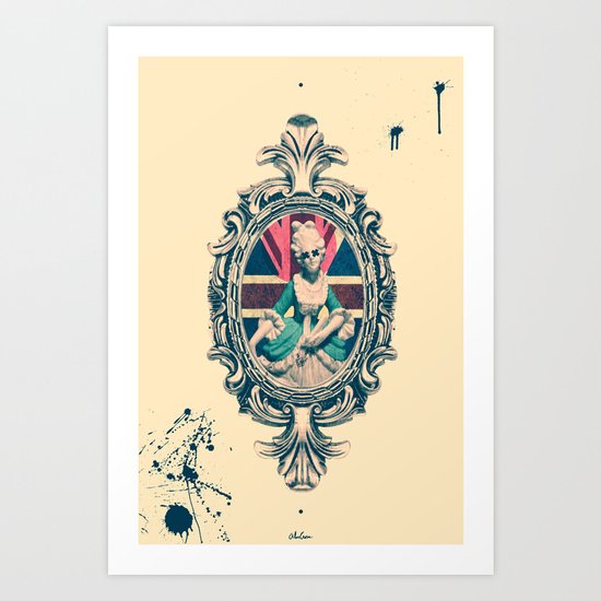 Bourgeoisie Woman Art Print