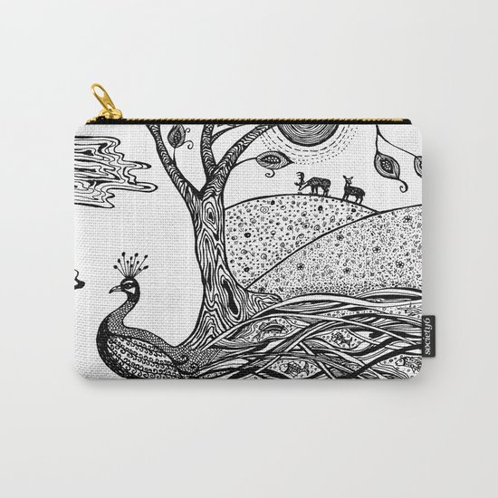 Peacock Fantasy Carry-All Pouch