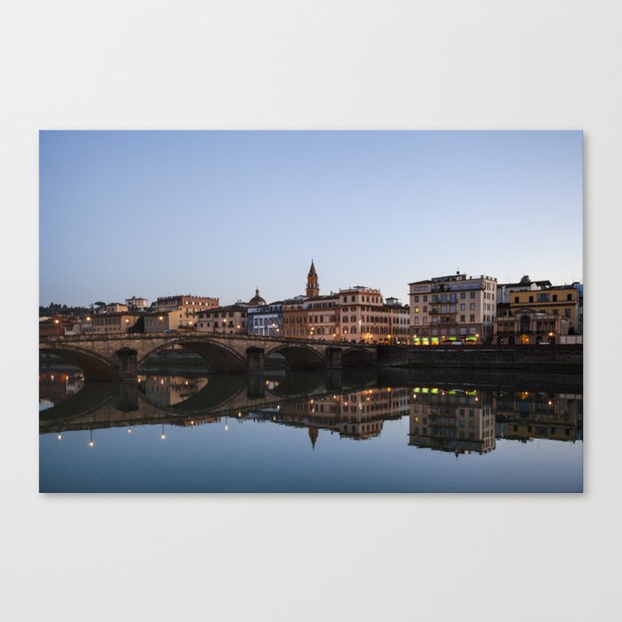Arno at Dusk  |  Travel Photography Canvas Print