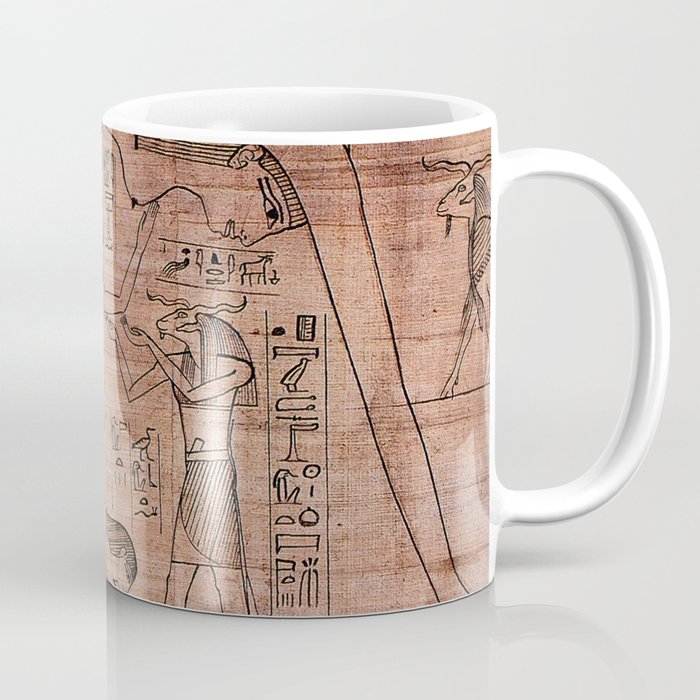 ANCIENT EGYPT. The Air God Shu. Coffee Mug