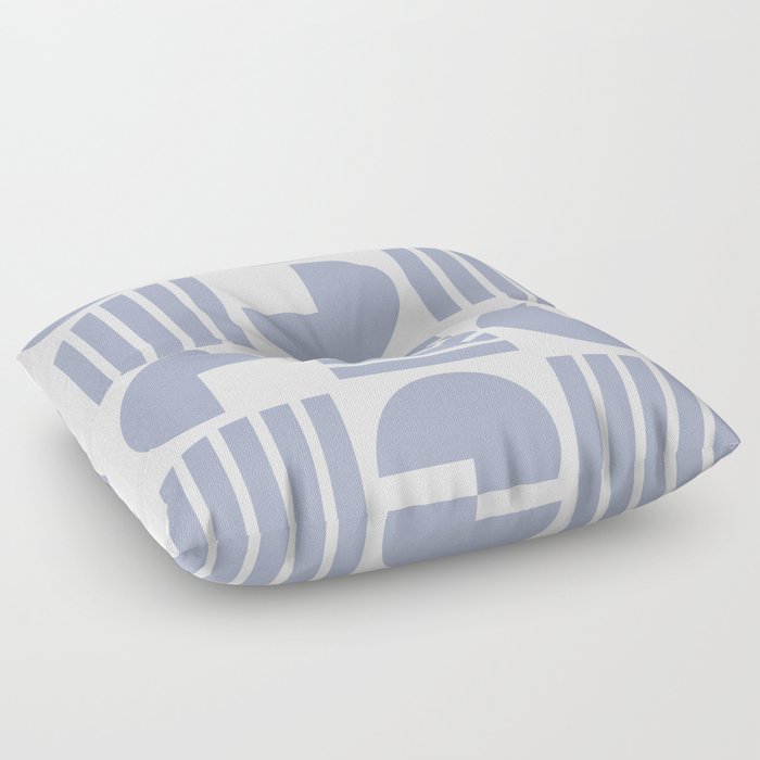 Classic geometric minimal composition 12 Floor Pillow