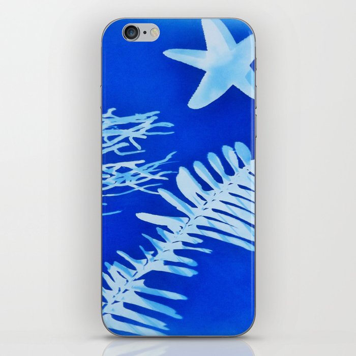 sea star nature print iPhone Skin